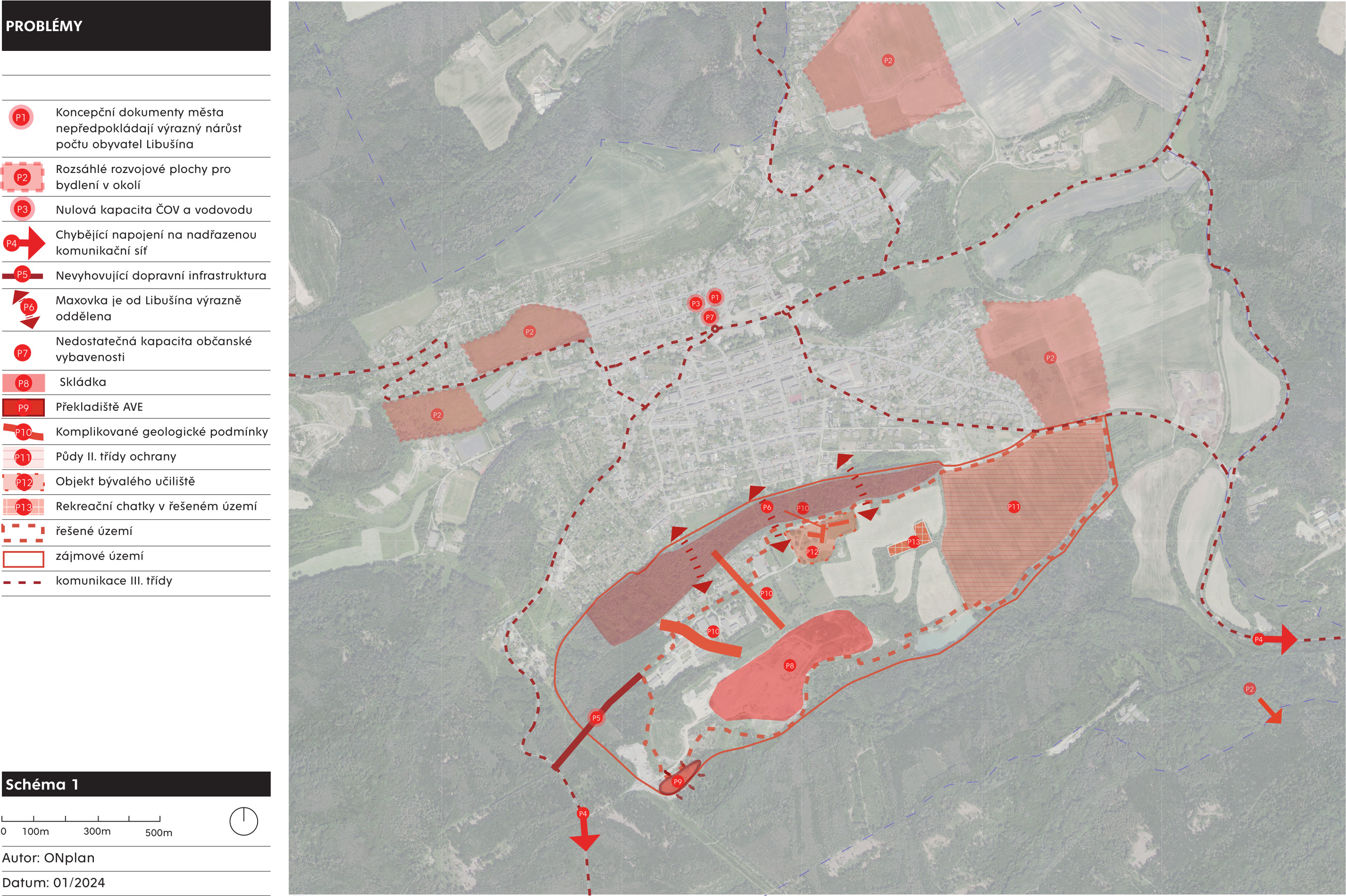 Problémy - mapa Problémy - mapa